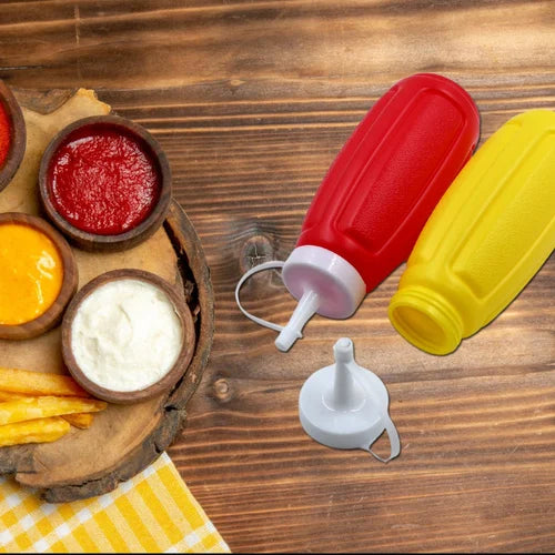 Plastic Ketchup Dressing Bottle (1 Pcs)