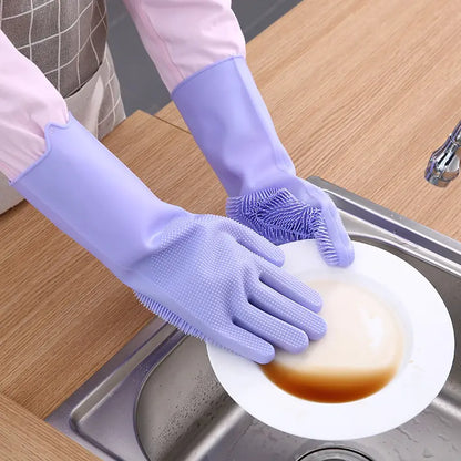 Silicone Cleaning Gloves