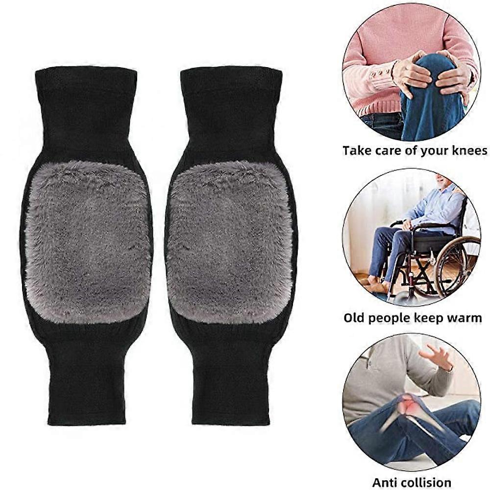 Thick Warm Wool Knee Warmer Pads β Super Elastic Knee Support Protector