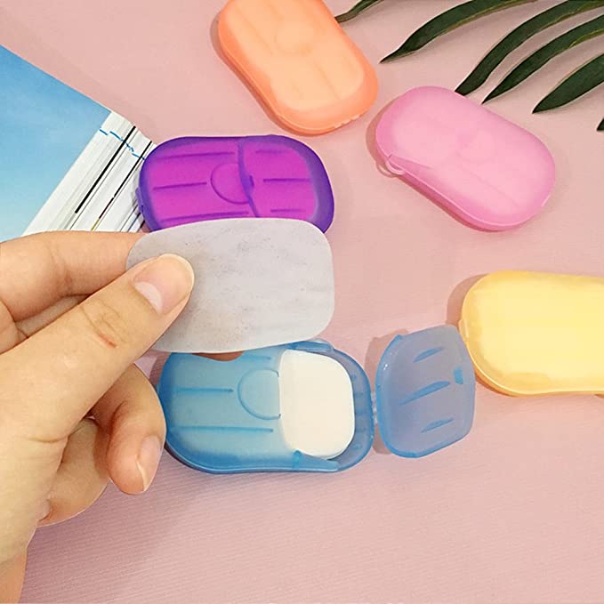 Handy Travel Portable Anti-Bacterial Clean Paper Soap 20Pcs (Pack Of 2)