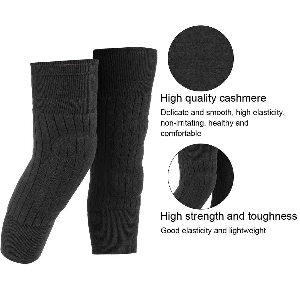 Thick Warm Wool Knee Warmer Pads β Super Elastic Knee Support Protector