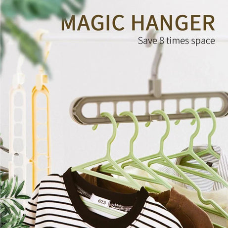 9 Hole Multifunctional Folding Hanger