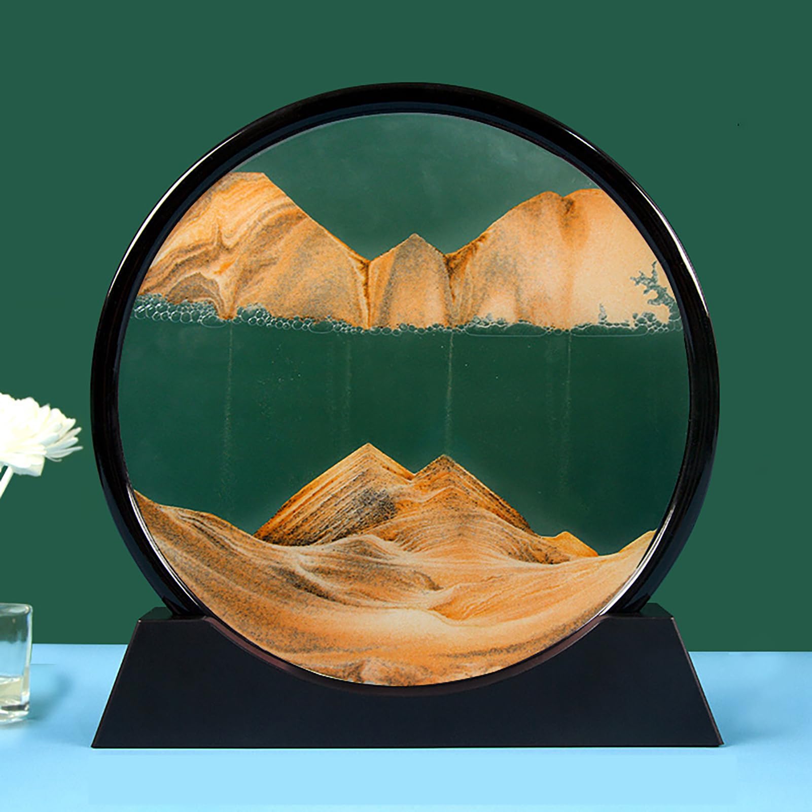 3D Moving Sand Art Sandscape Relaxing Decor with Motion in Every Flip