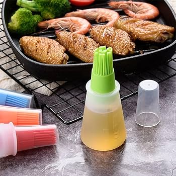 Silicone Brush Oil Bottle