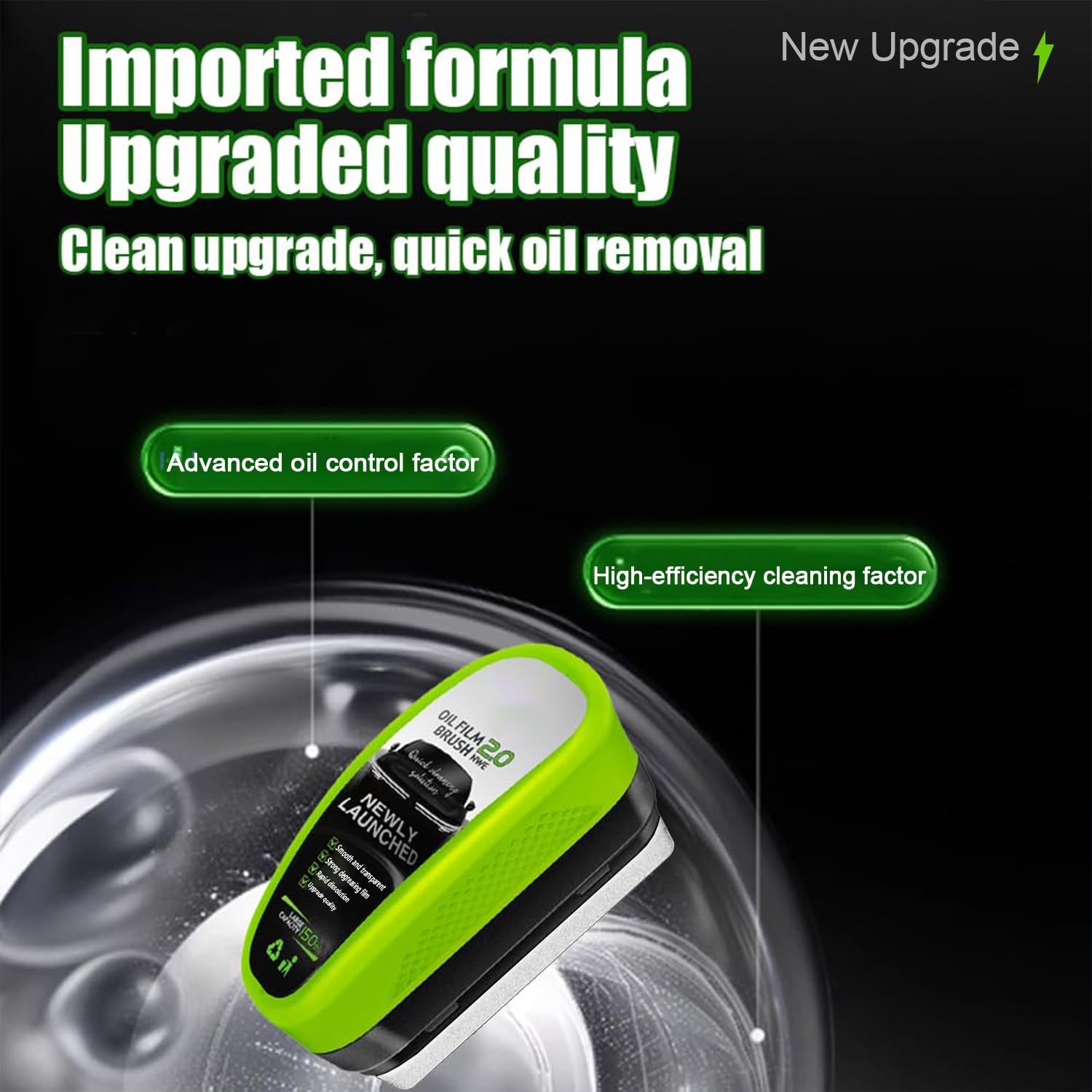New Upgraded 2.0 Automotive Oil Film Cleaning Brush & Glass Polish β Buy 1 Get 1 FREE
