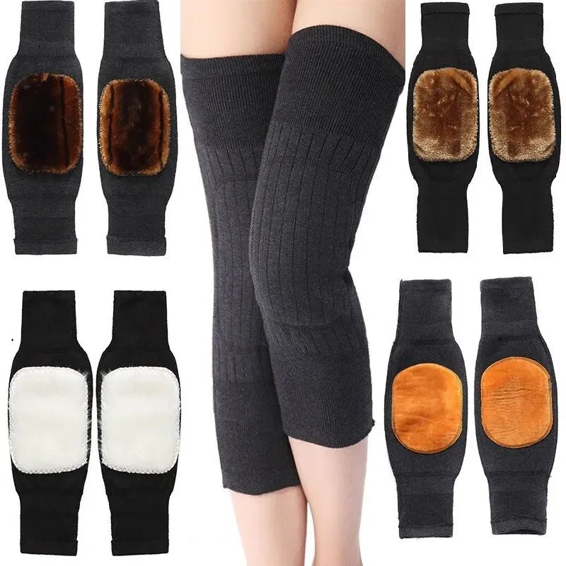 Thick Warm Wool Knee Warmer Pads β Super Elastic Knee Support Protector