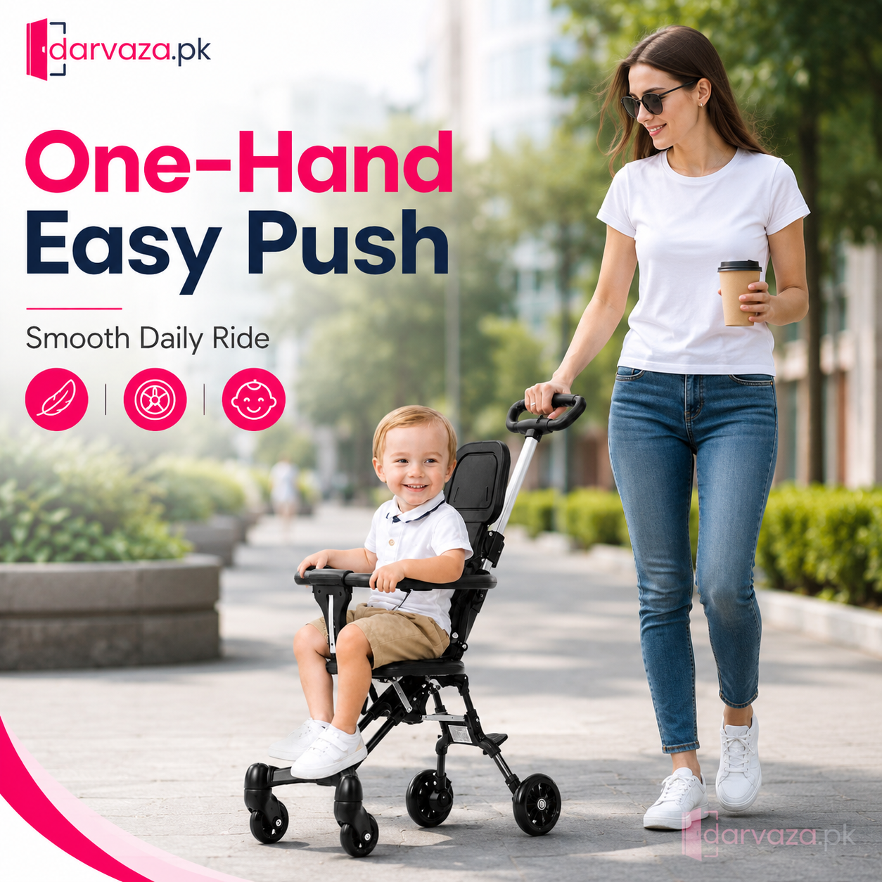 Foldable Lightweight Baby Stroller with Carry Bag