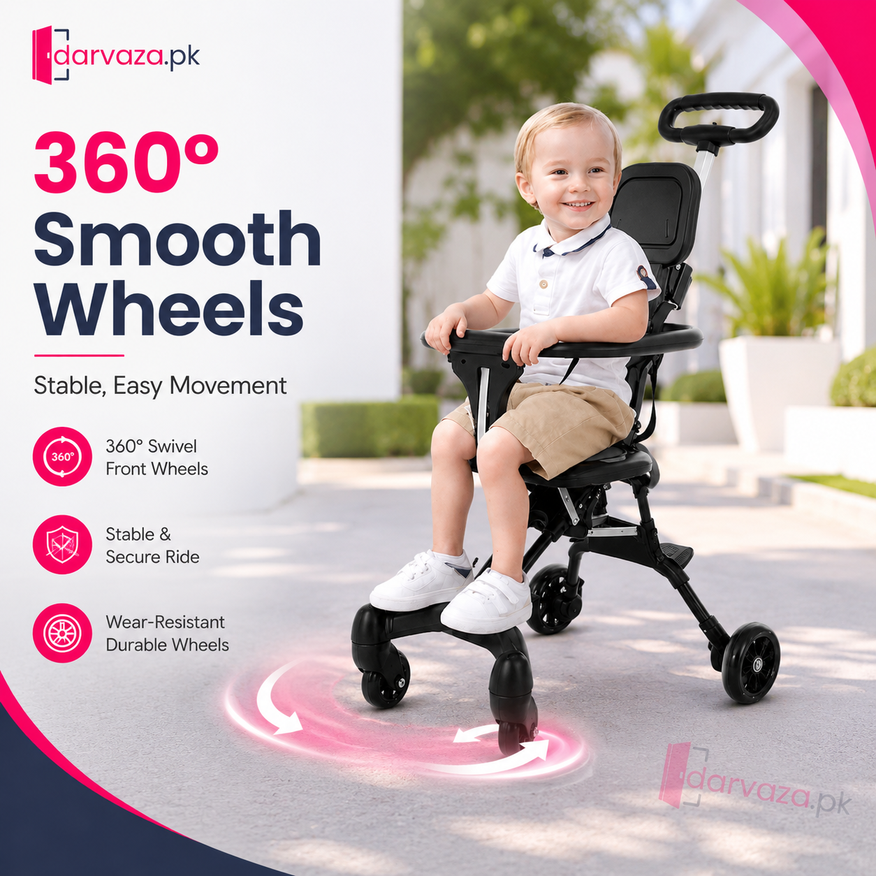 Foldable Lightweight Baby Stroller with Carry Bag