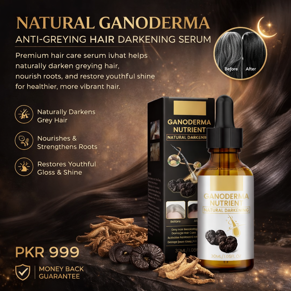 Natural Ganoderma Anti Greying Hair Darkening Serum for your Hair Care