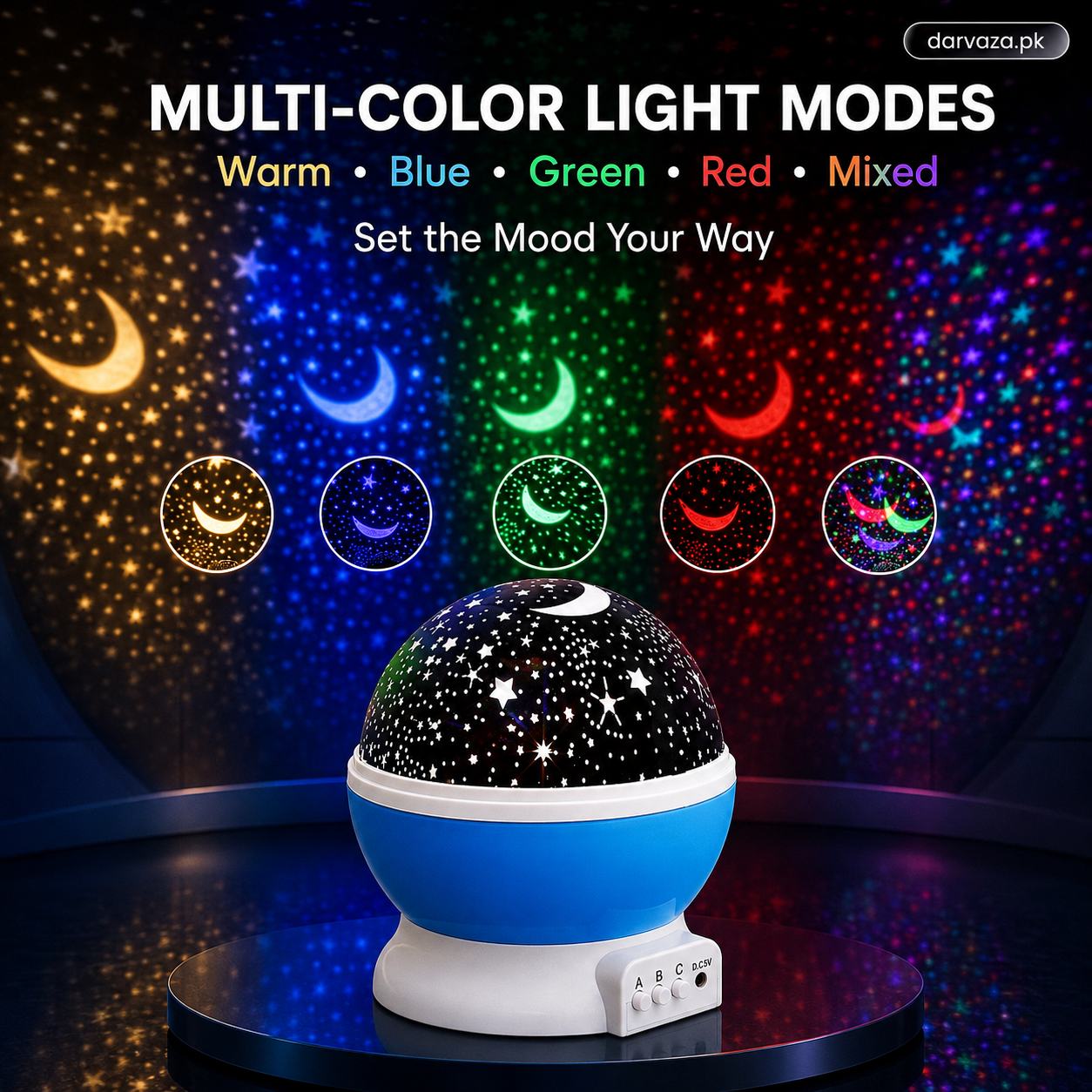 Star Master Dream Rotating Projector Lamp