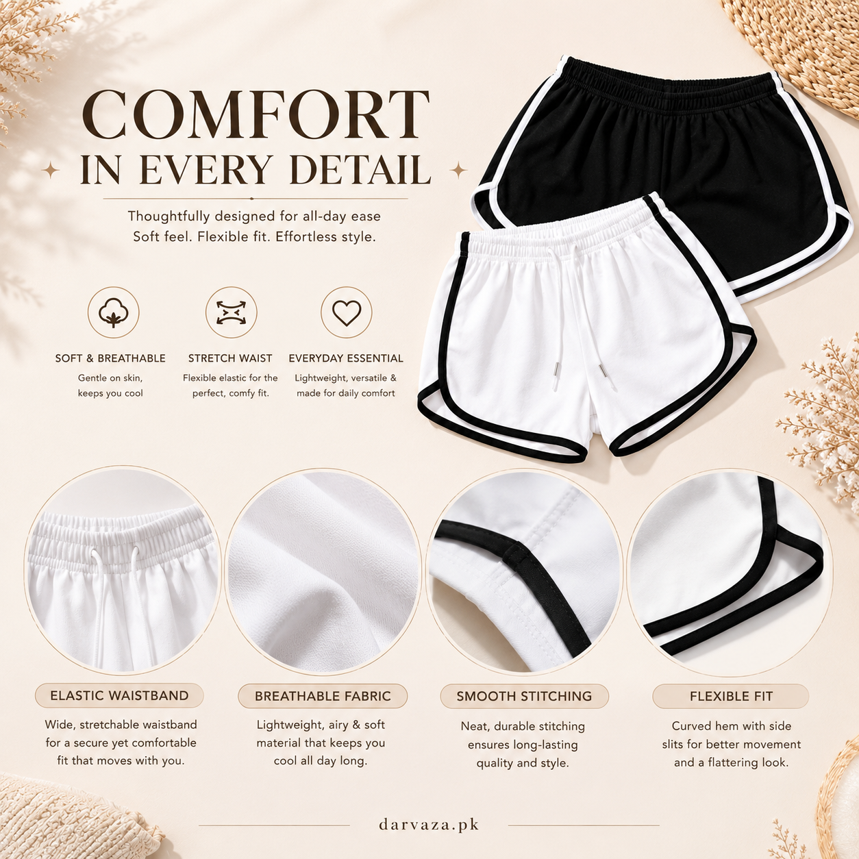 Buy 1 Get 2 Free β Pack of 3 Premium Soft Cotton Boxer Shorts