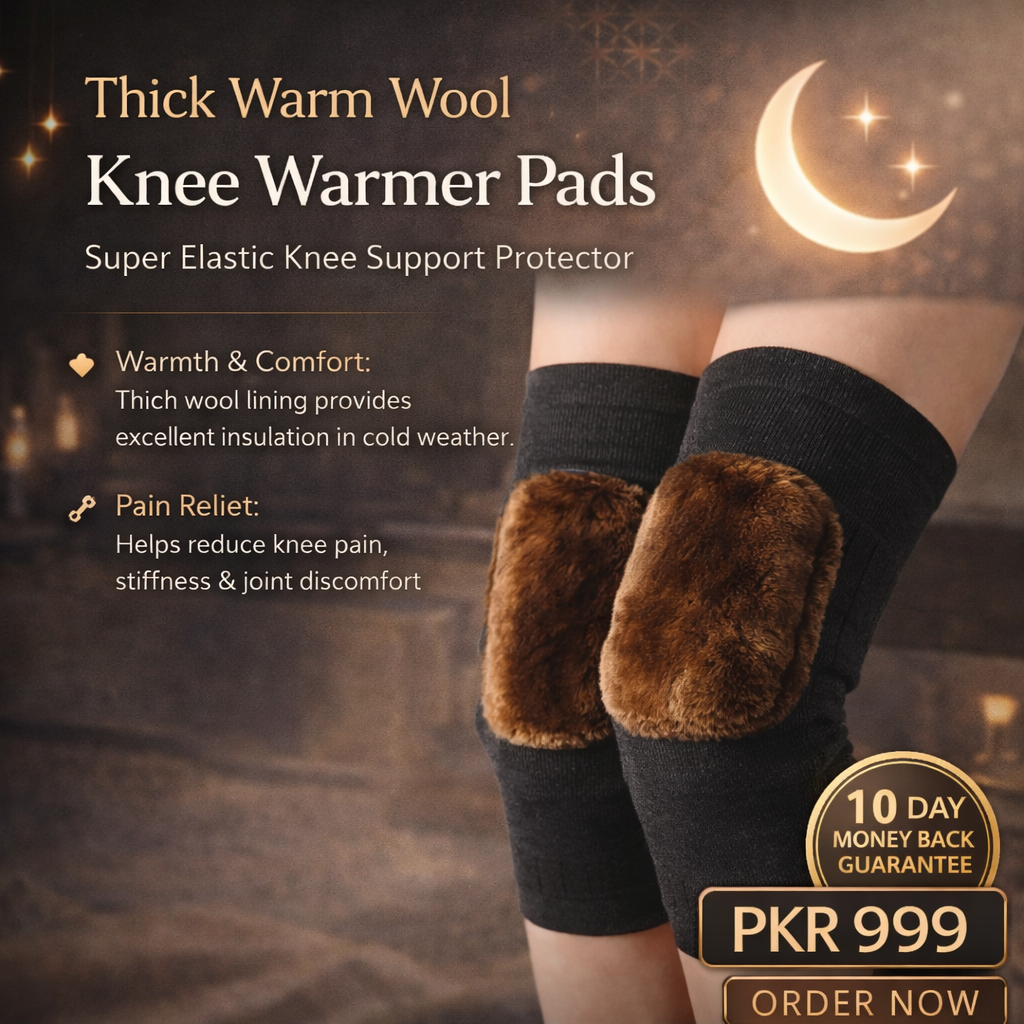 Thick Warm Wool Knee Warmer Pads β Super Elastic Knee Support Protector