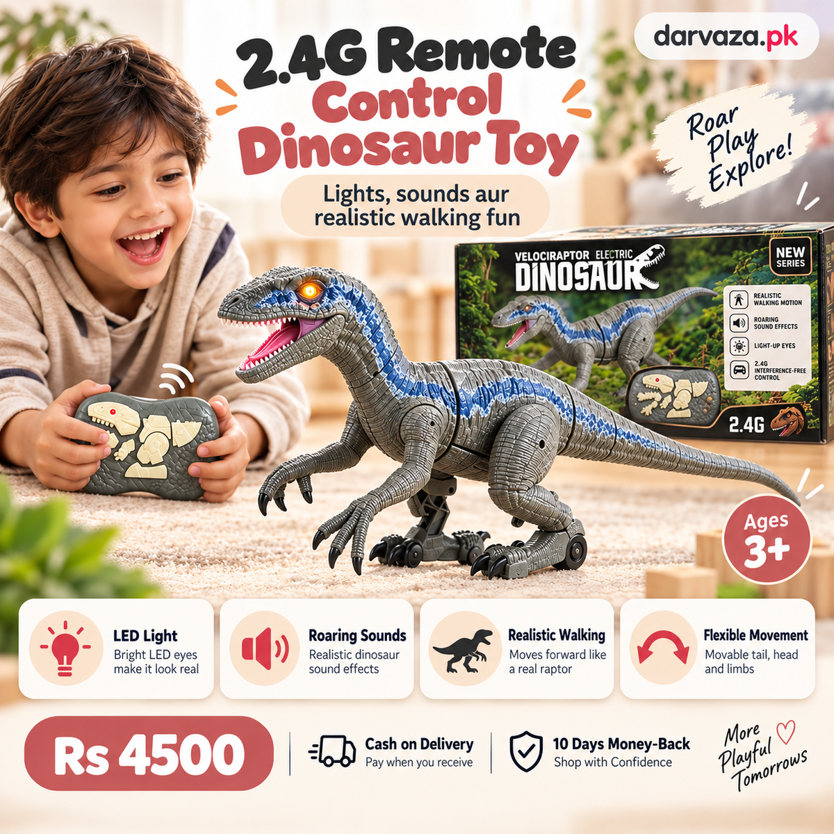 Remote Control Dinosaur Toy