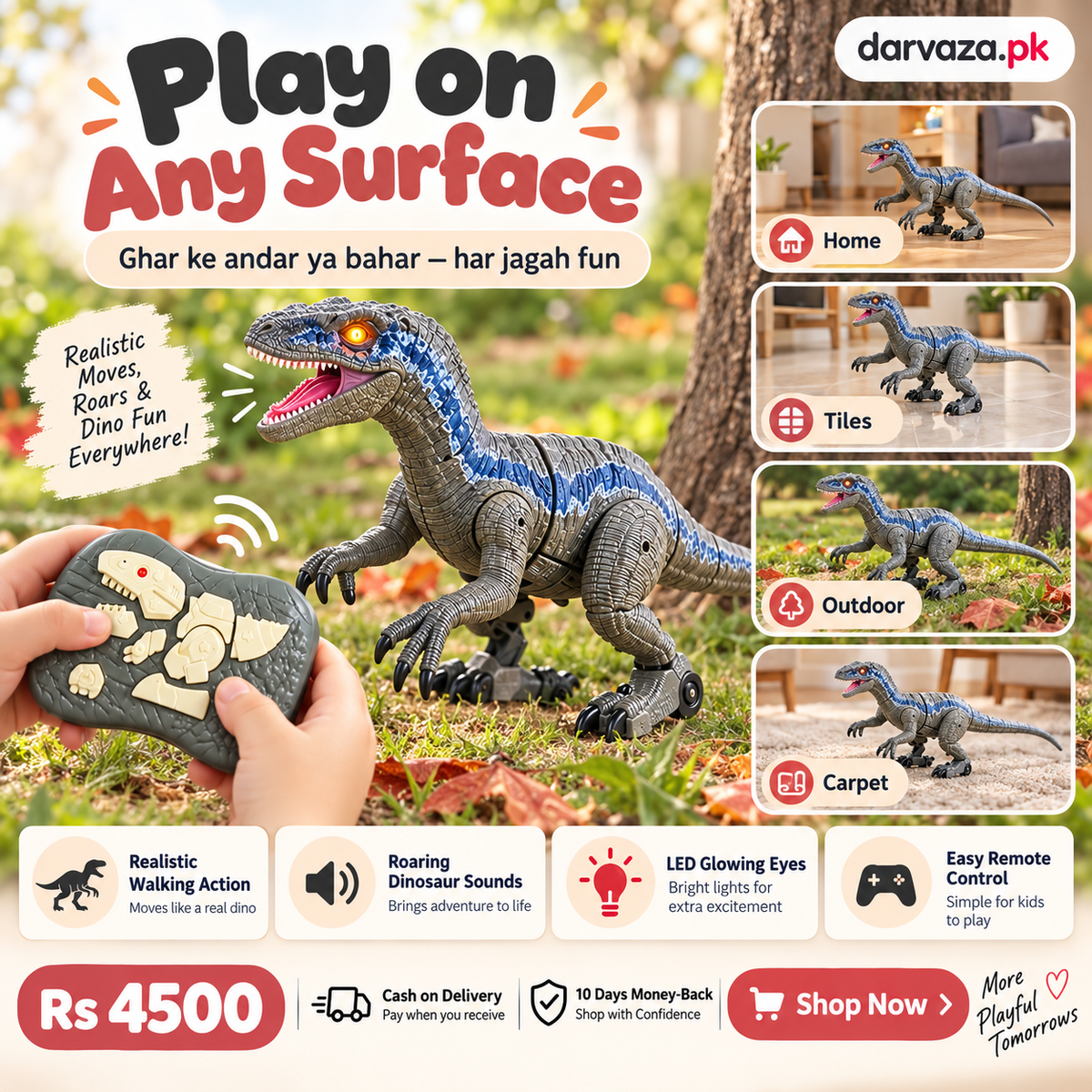 Remote Control Dinosaur Toy