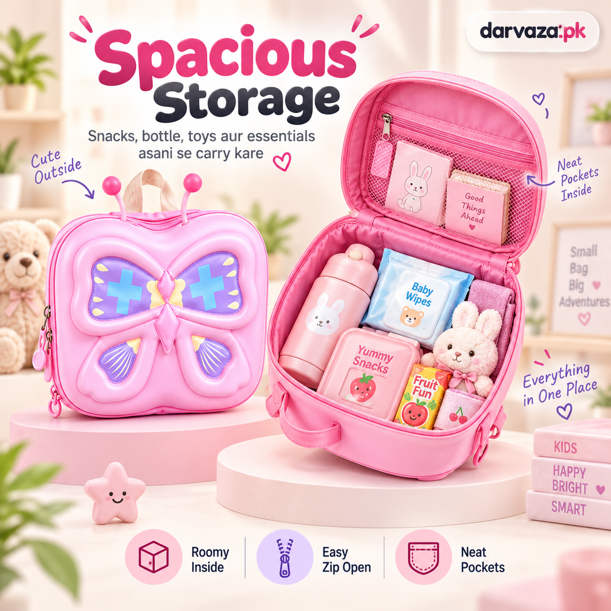 Butterfly Design Backpack