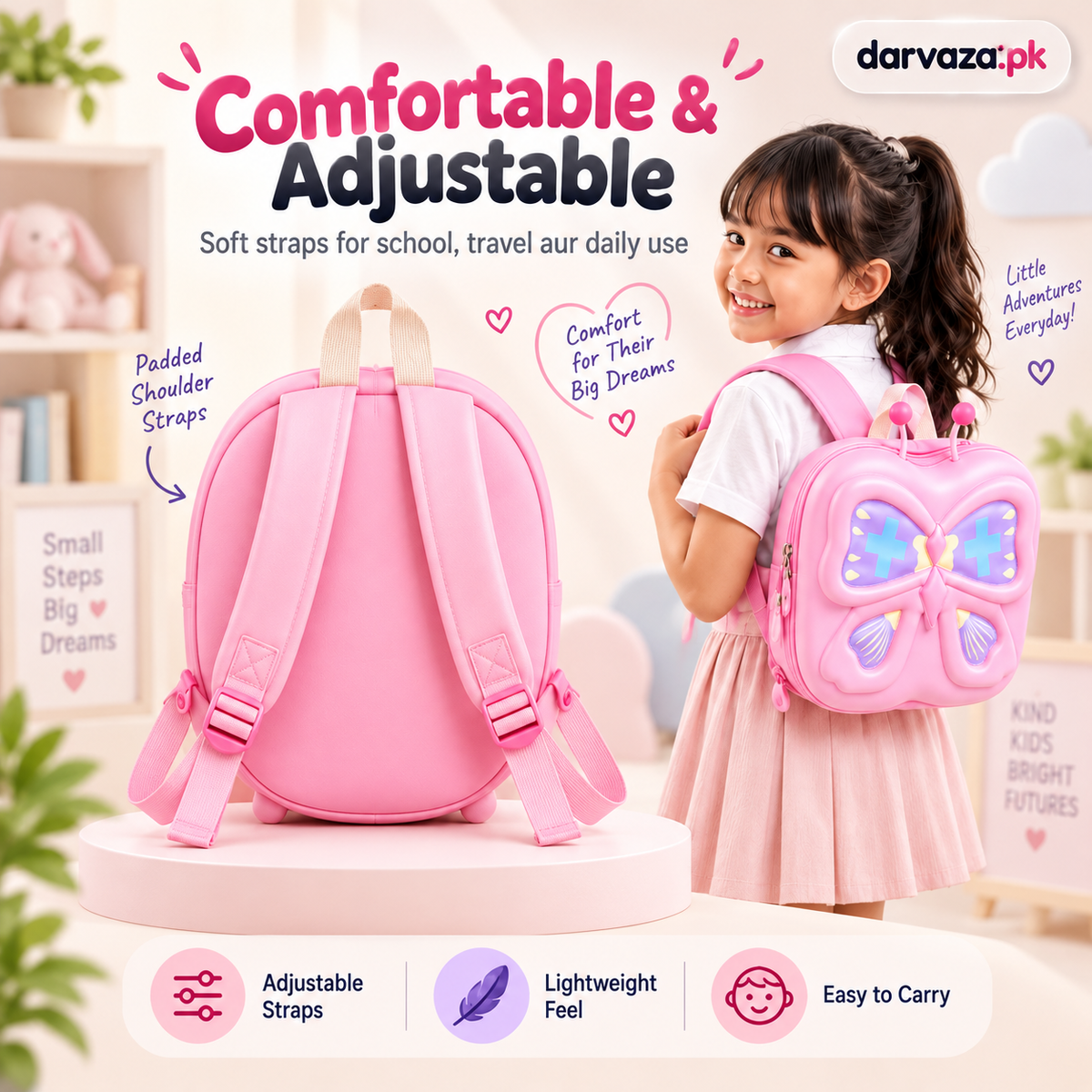 Butterfly Design Backpack
