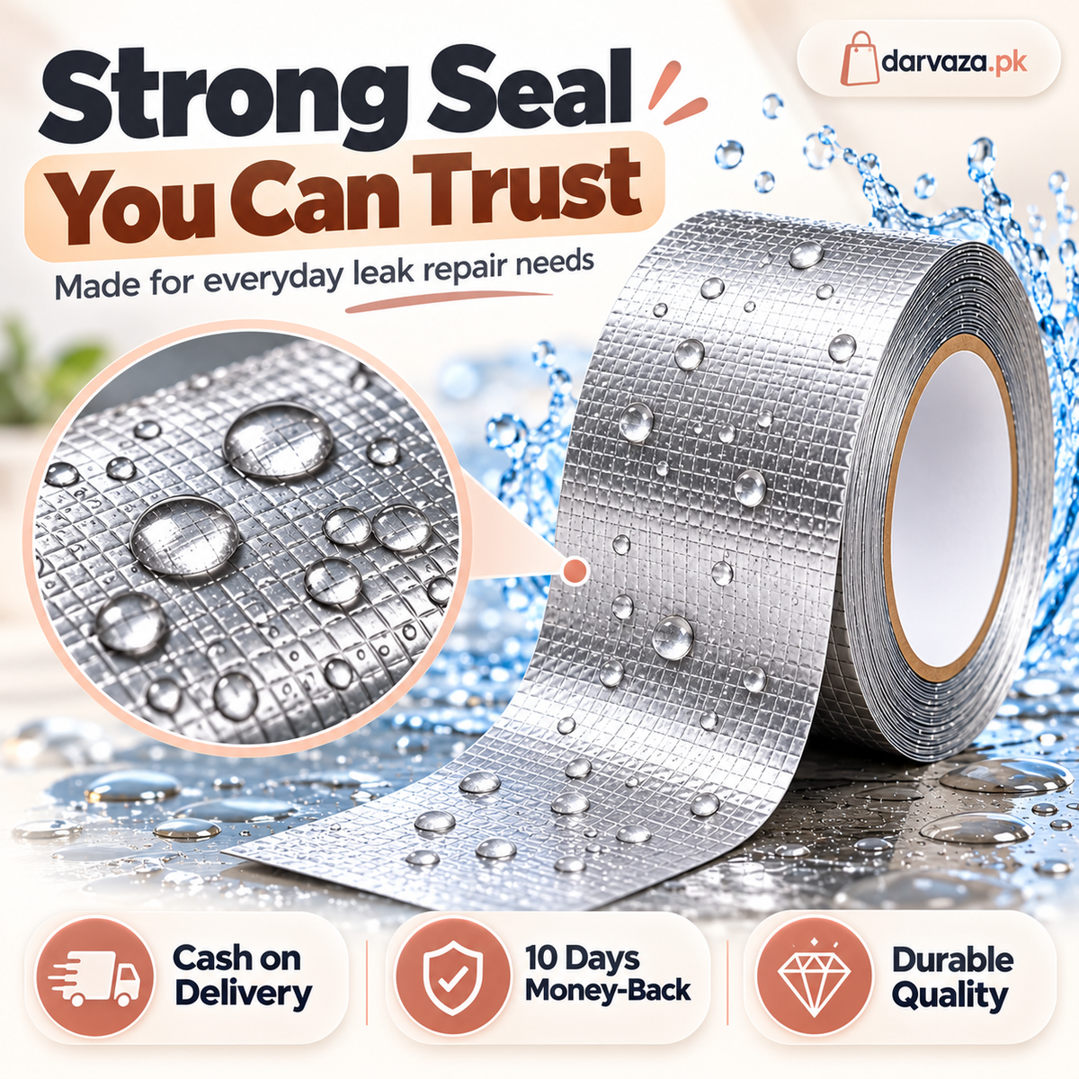 Aluminum Foil Waterproof Repair Tape