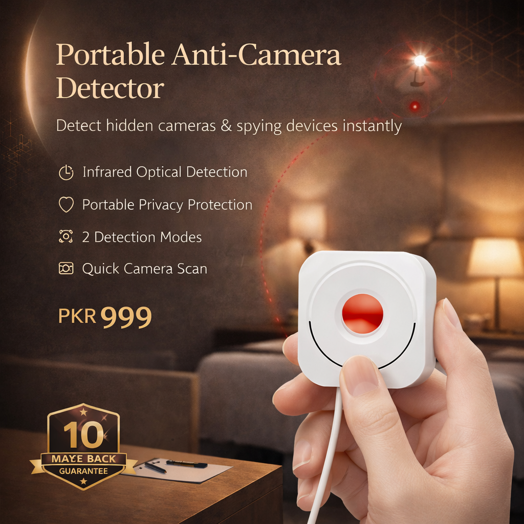 Portable Anti Camera Detector โ USB Rechargeable Privacy Protection Device | Hidden Camera Finder for Hotels & Travel