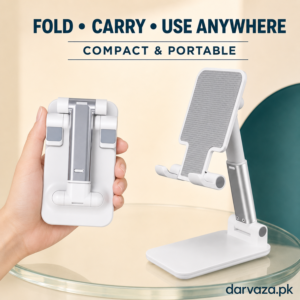Azaadi Sale Offer 2 Mobile Holder Adjustable & Foldable