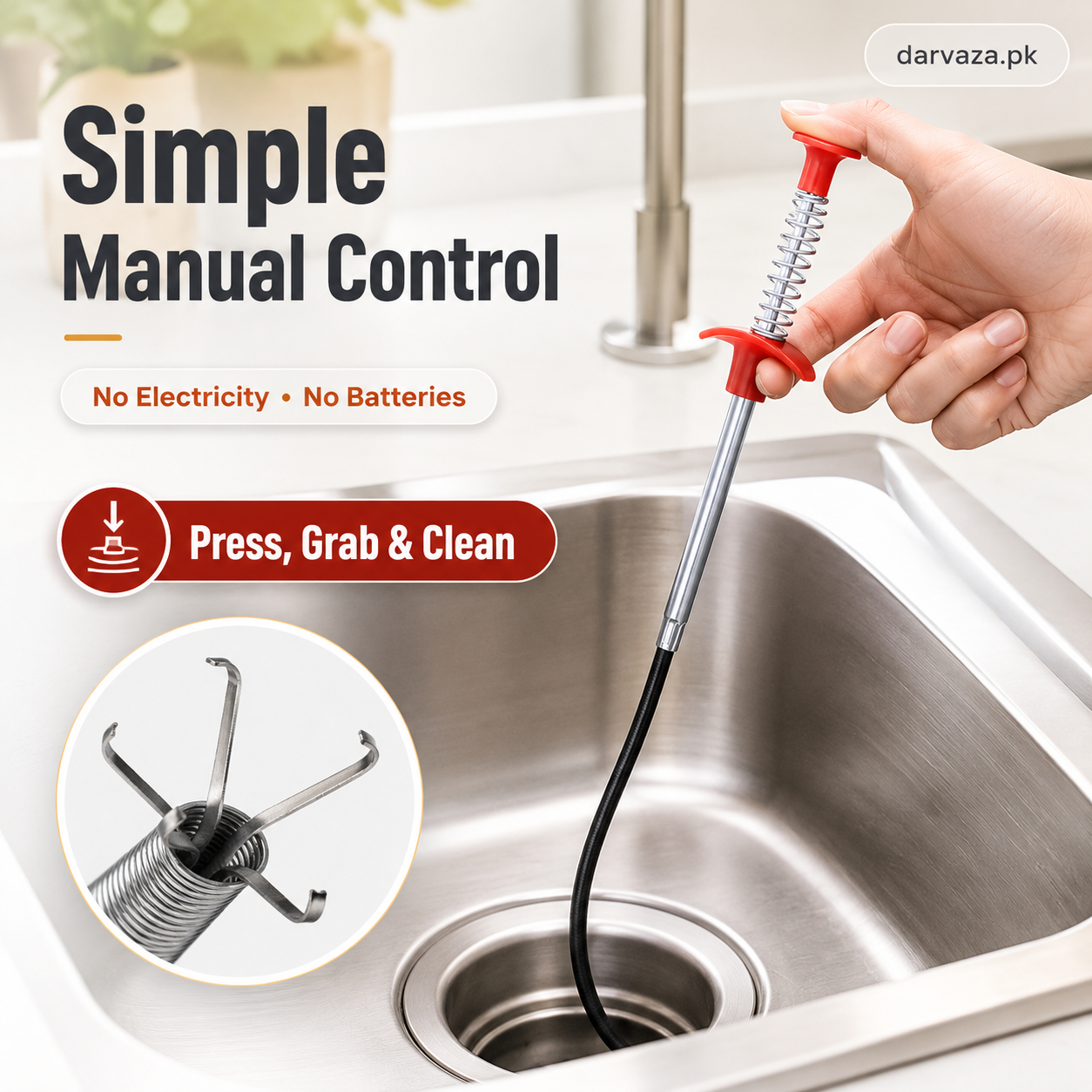 Imported Spring Pipe for Clog Removing & Drain Cleaner in Snake Style Dredging Tools