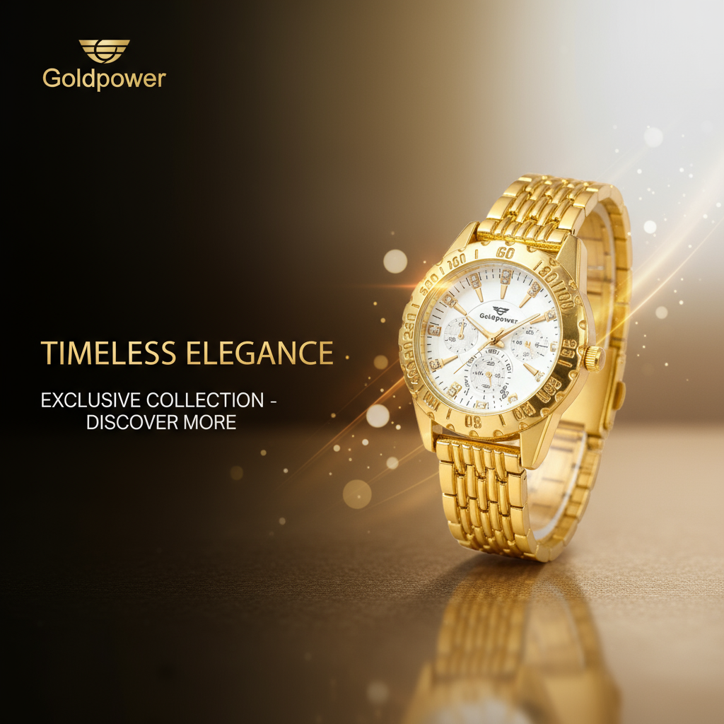 Gold Aurum Nova Watch – Luxury Edition