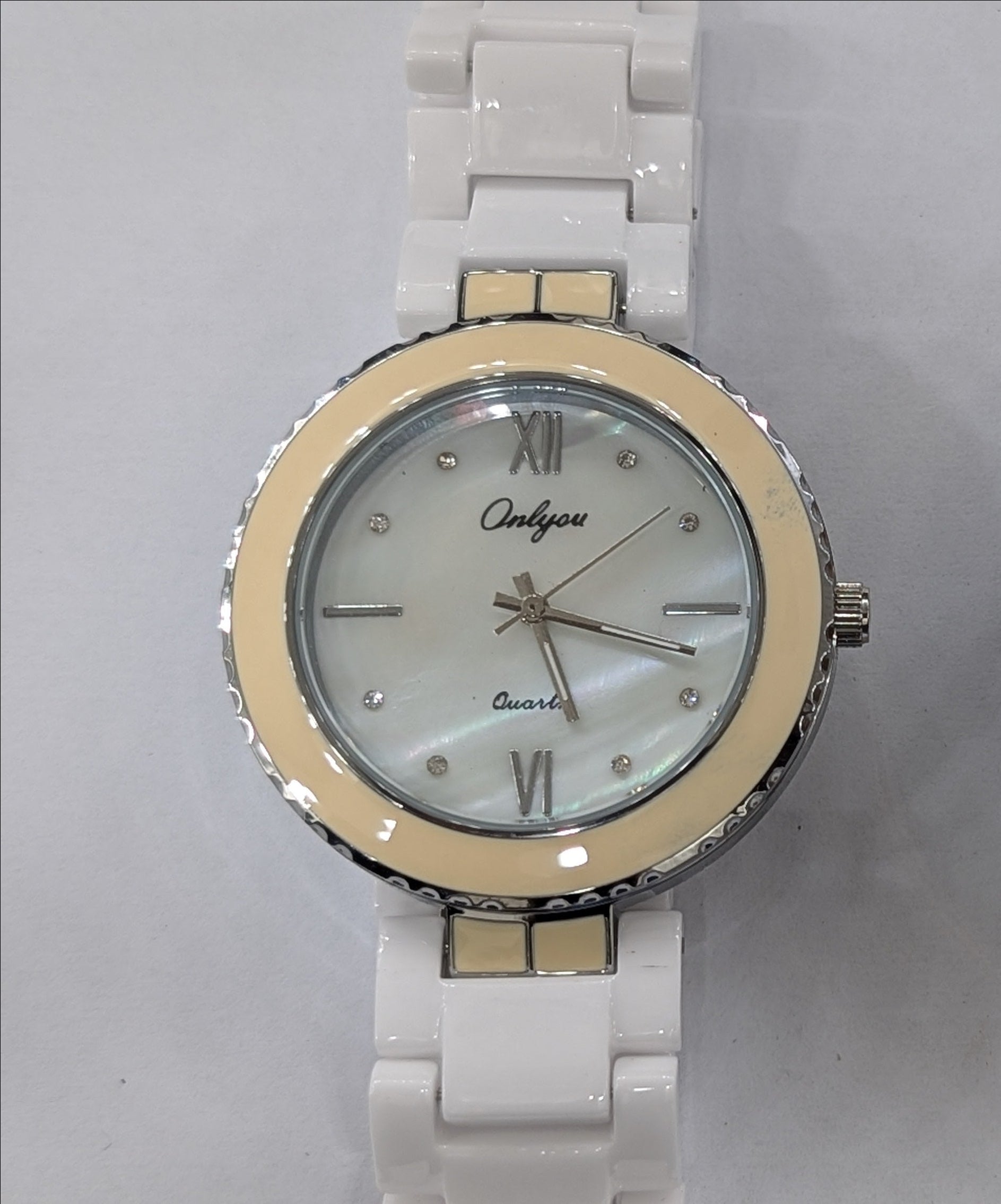 Onlyou DuoX Silver Women Watch