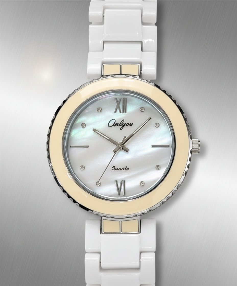 Onlyou DuoX Silver Women Watch