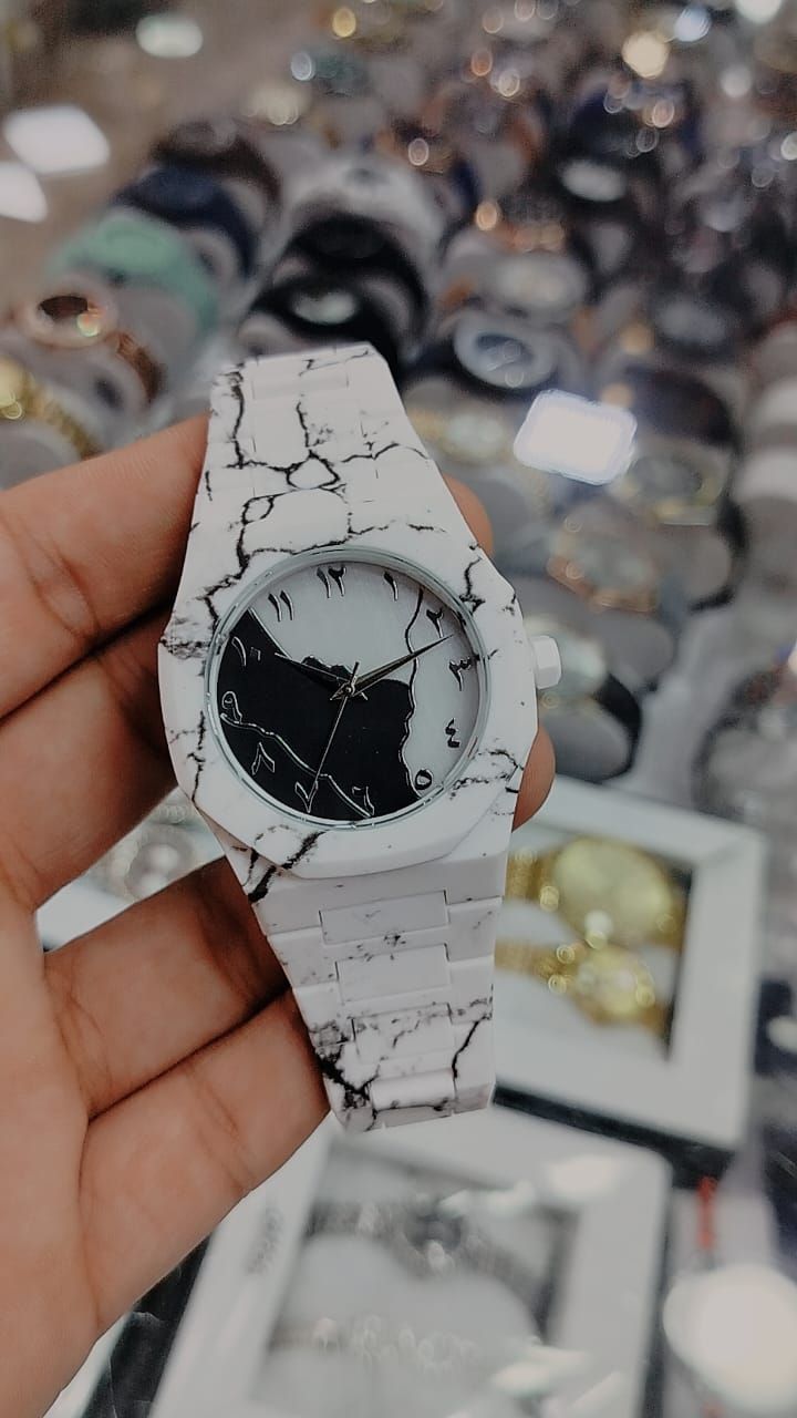 White Classic Arabic Aura β Marble Storm Edition