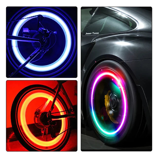 Car Wheel LED Light Motorcycle Bike Light 2PCS