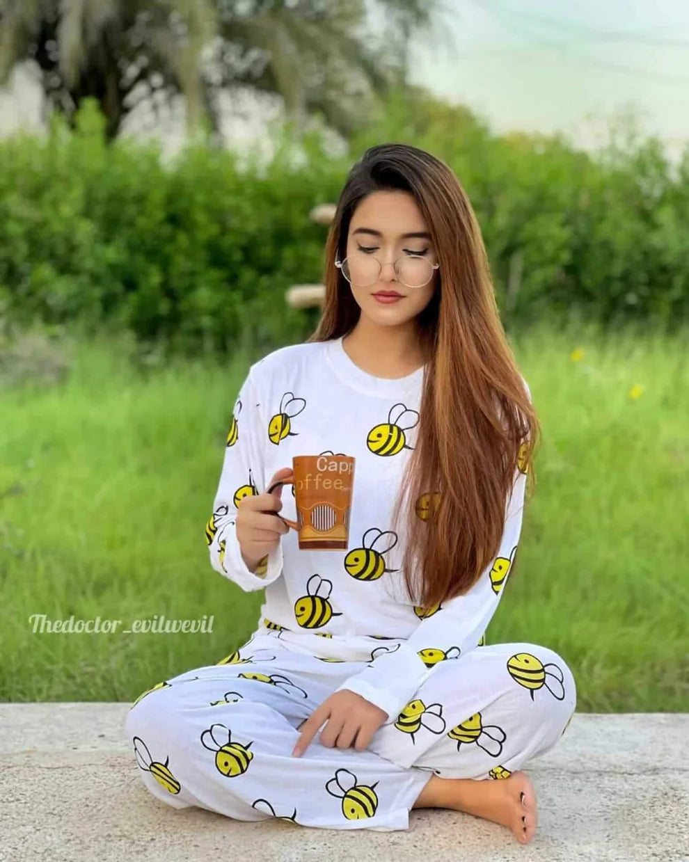 Honey Bee X Doctor Evil Night Suit