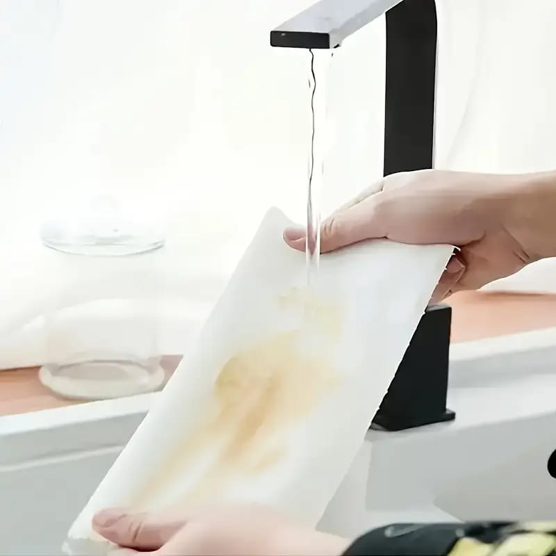 (Pack of 2) Washable Lazy Rag Kitchen Towel Wet And Dry Household Chores Degreasing