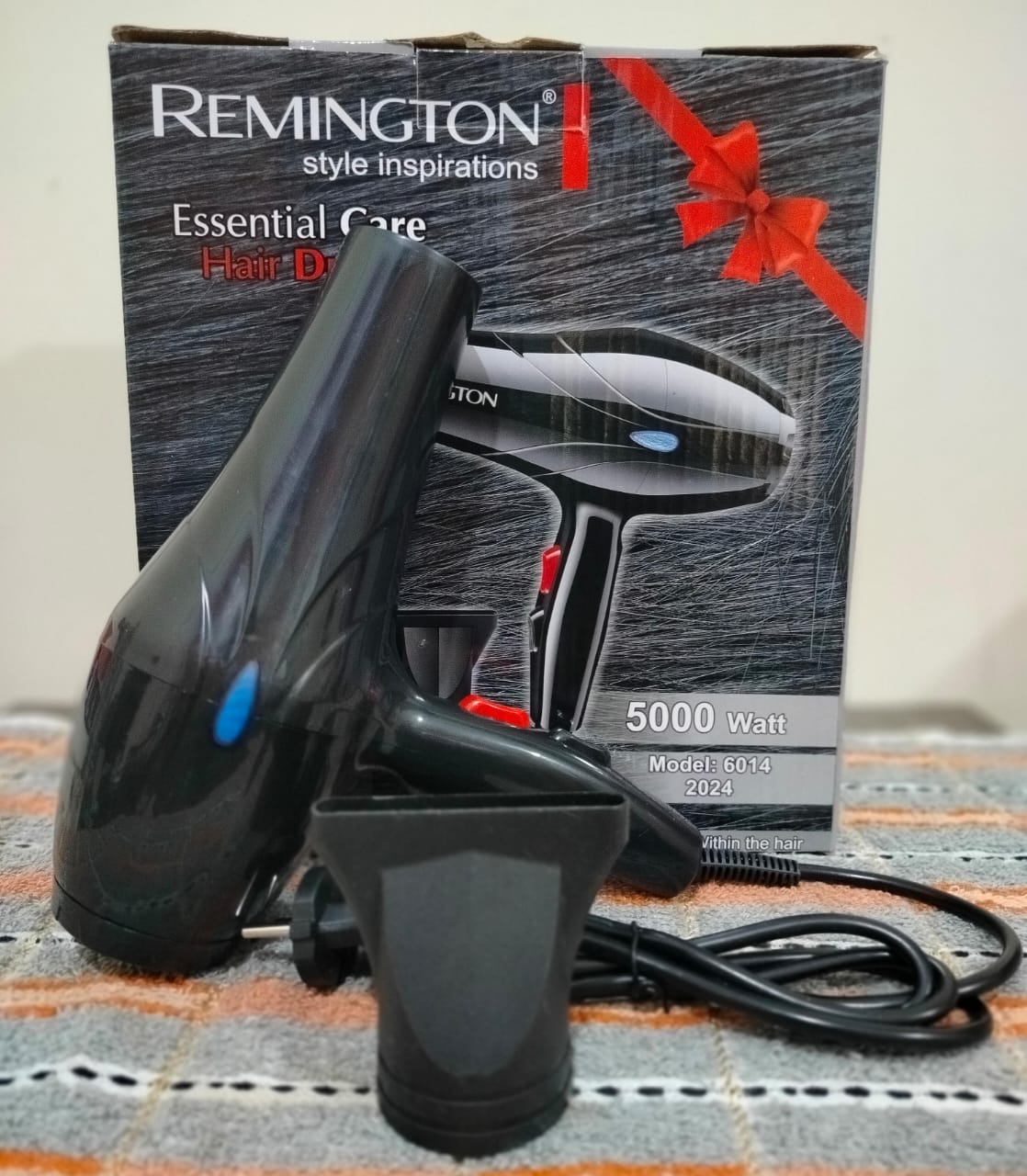 Remington Electric Essential Care Hair Dryer 5000W with Box