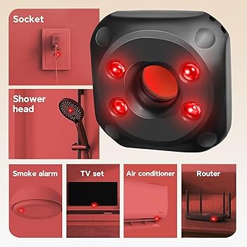 Portable Anti Camera Detector โ USB Rechargeable Privacy Protection Device | Hidden Camera Finder for Hotels & Travel