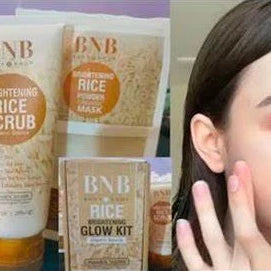 3in1 Rice Extract Bright & Glow Kit for Korean Glass Skin