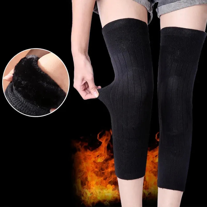 Thick Warm Wool Knee Warmer Pads β Super Elastic Knee Support Protector