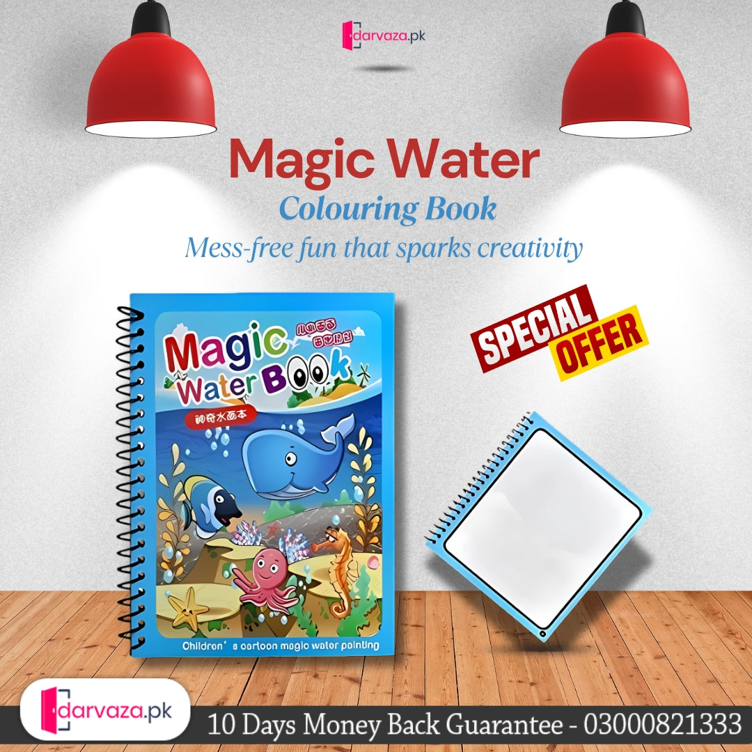 Mega Sale Offer -Magic Water Colouring and Drawing Reusable Book