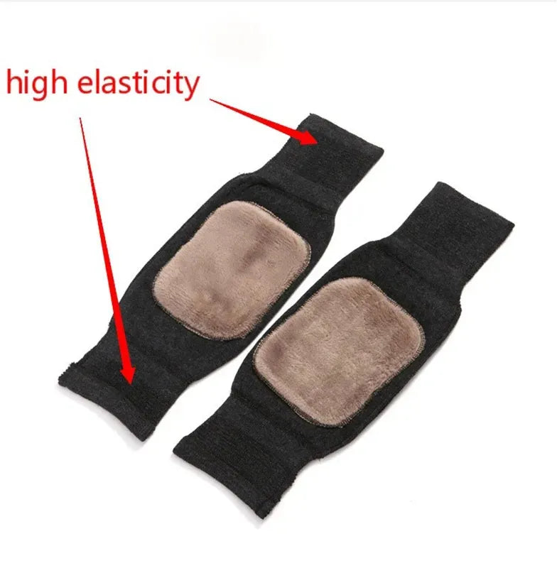 Thick Warm Wool Knee Warmer Pads β Super Elastic Knee Support Protector