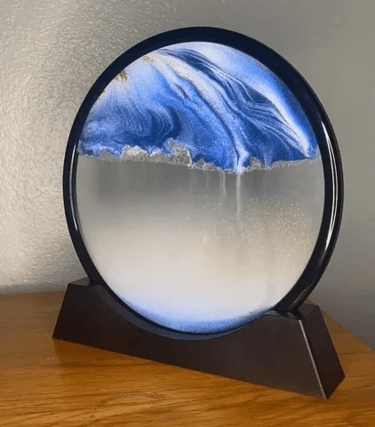 3D Moving Sand Art Sandscape Relaxing Decor with Motion in Every Flip