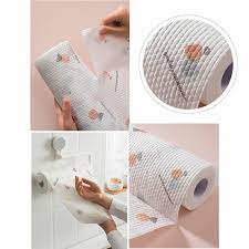 (Pack of 2) Washable Lazy Rag Kitchen Towel Wet And Dry Household Chores Degreasing