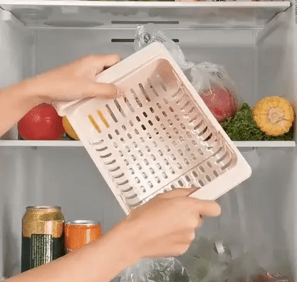 Buy 1 Get 1 Free β Adjustable Stretchable Fridge Storage Basket Racks Pack of 2