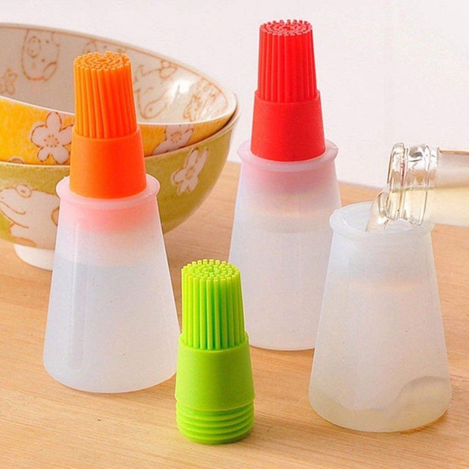 Silicone Brush Oil Bottle
