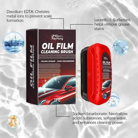Automotive Oil Film Cleaning Brush – Remove Stubborn Oil & Grease Easily | Car & Bike Cleaning Tool