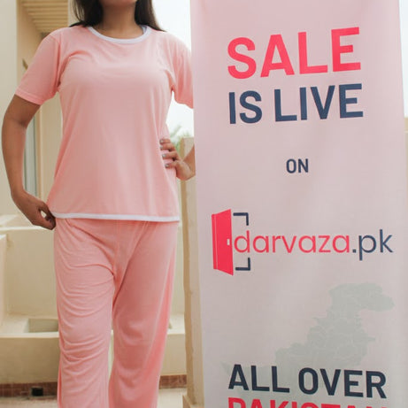 Rose Pink Plazzo PJ Set