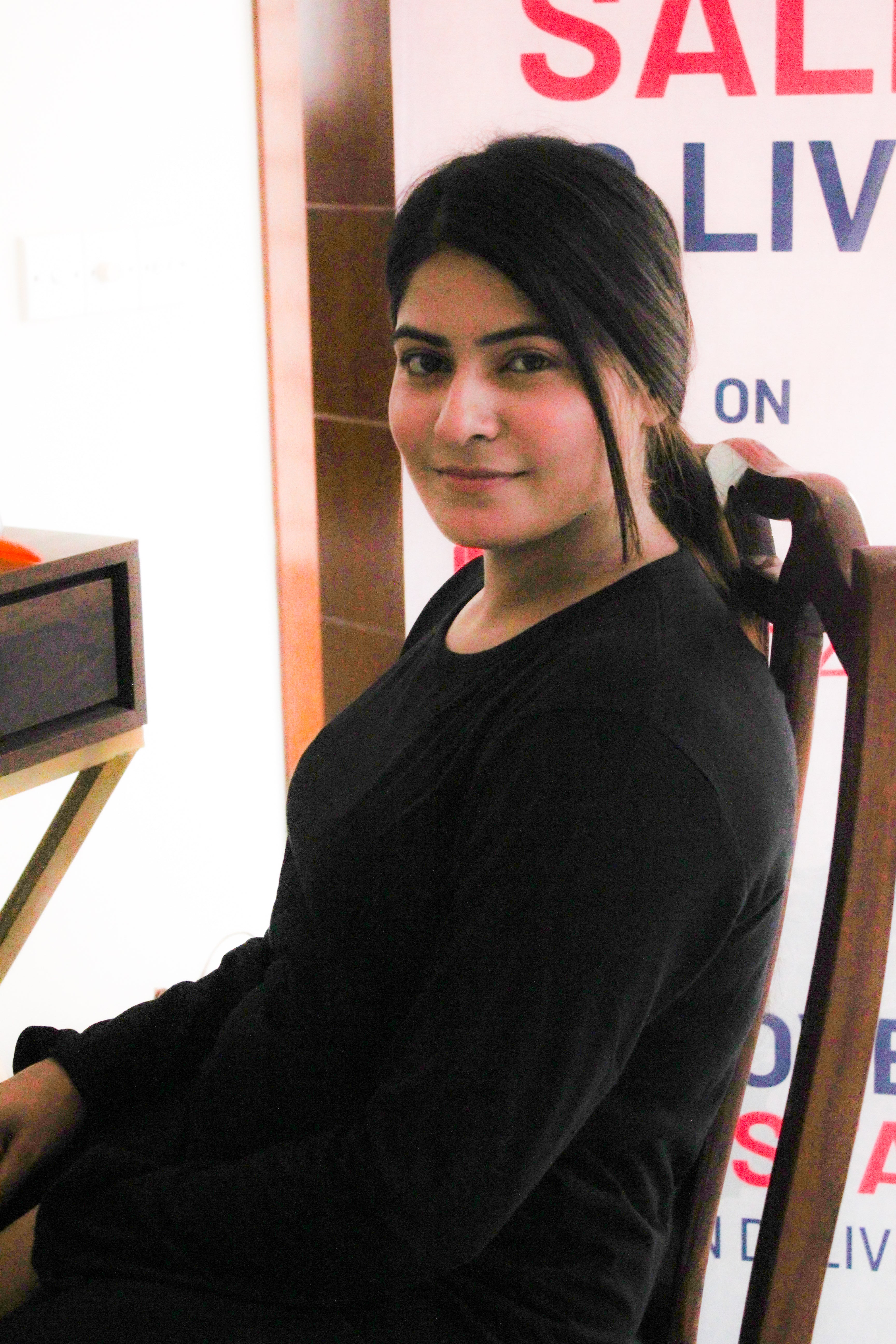 Deep Black Round Neck Plazzo PJ Set