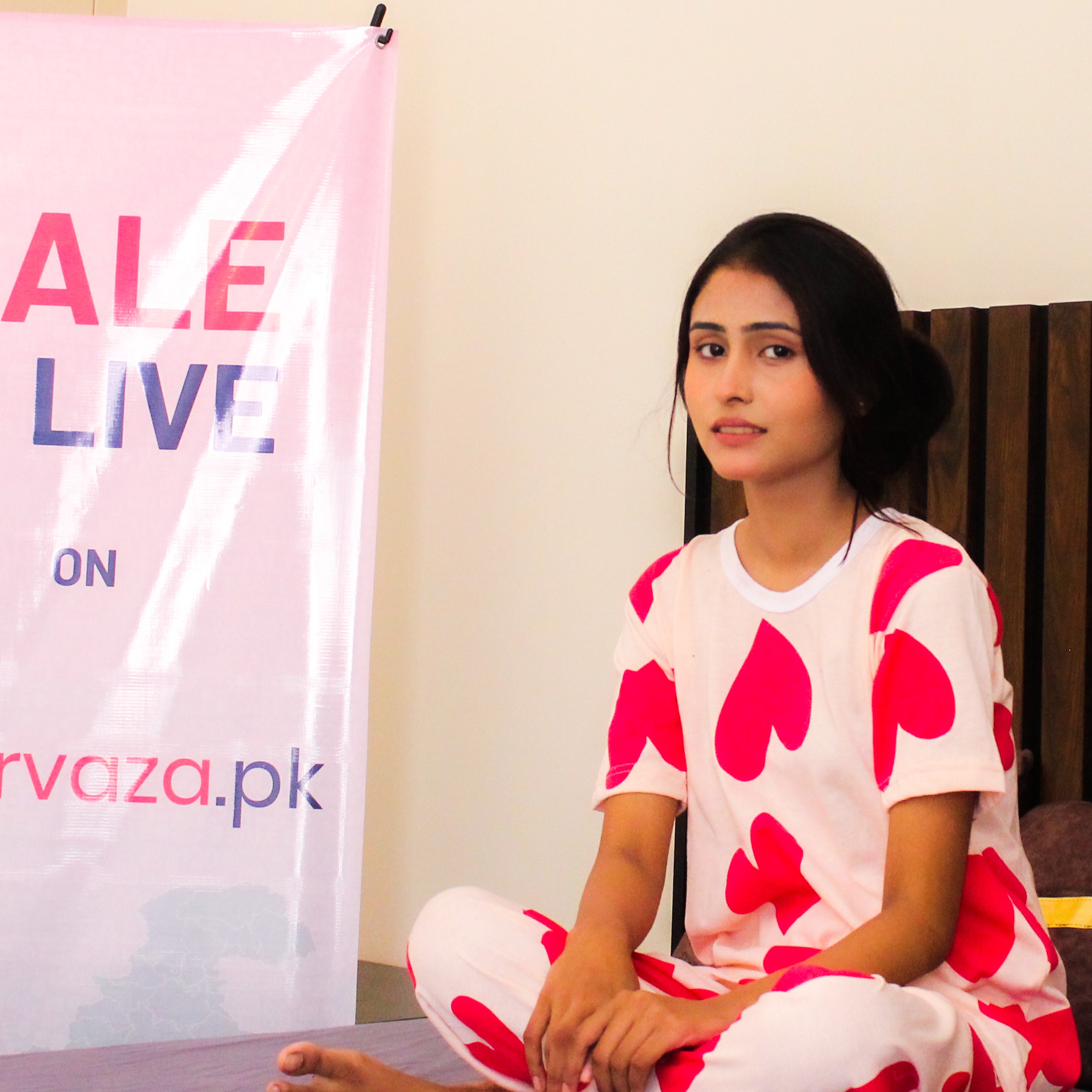 Pink Dilbar Nightwear