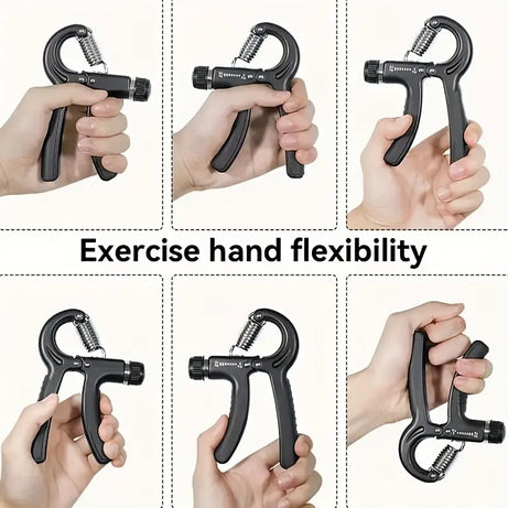 Buy 1 Get 1 Free Adjustable Hand Gripper Resistance Hand Muscle Trainer For Stronger Forearms Exerciser