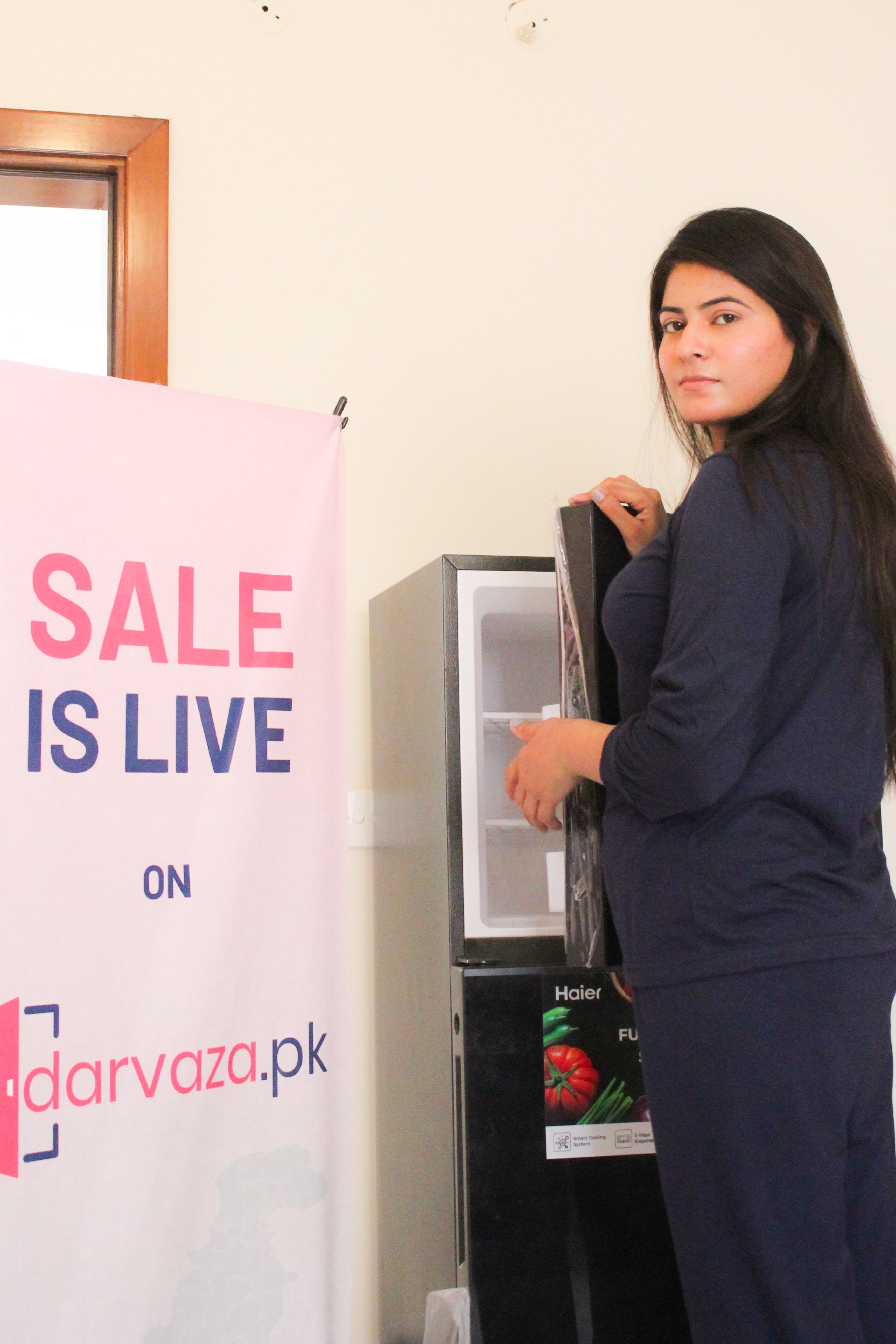 V-Neck Navy Blue Women’s PJ Set