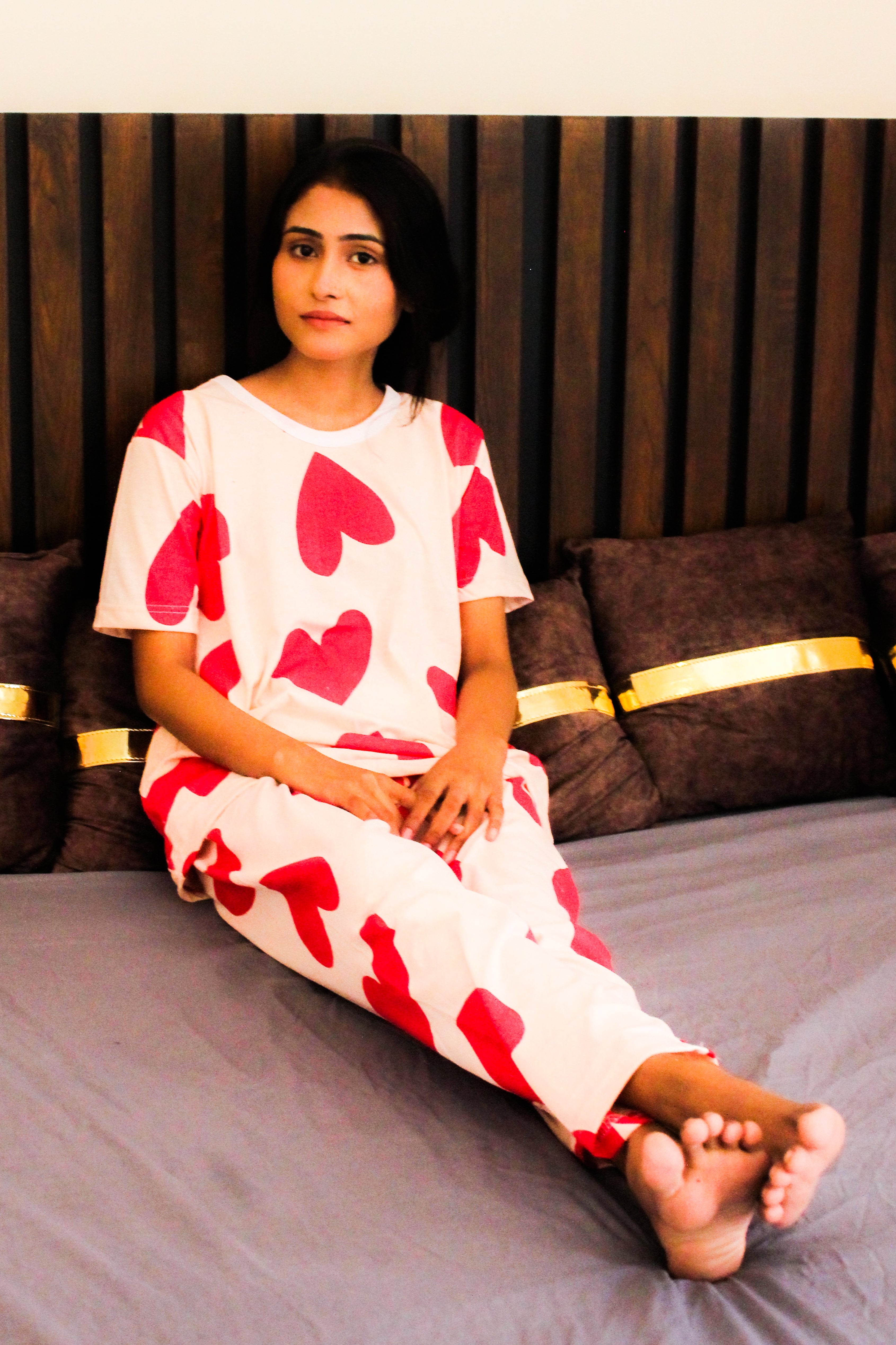 Pink Dilbar Nightwear