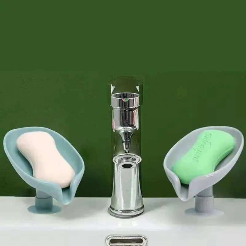 1Pcs Drain Soap Holder with Self-Draining Design