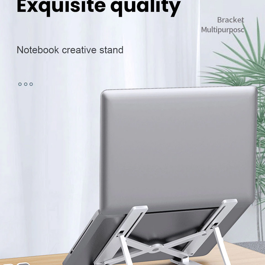 Laptop & Tablet Stand Non-slip ABS Adjustable Foldable Holder